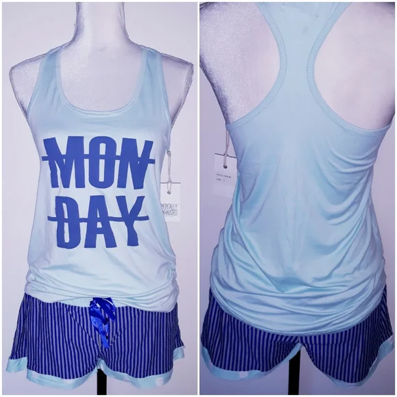 Blue Striped Pajama Set - Picture 1 of 1